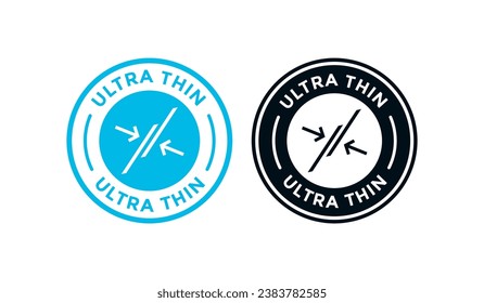 Ultra thin circle logo vector design. Suitable for business, technology, object and information