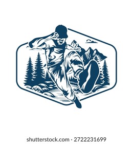 Imagen de Vector con logo Ultra Trail Running