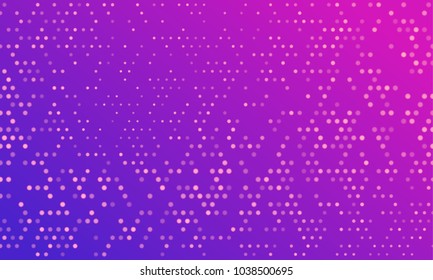 Ultra Violet backdrop hatch with halftone effect. Vintage pop art retro vector illustration,  blur effect, technology background.