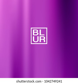 Ultra violet, blue, pink holographic background. Vibrant blur iridescent design. Foil neon trendy banner. Pastel future element. Modern gradient cover. Foil holographic design. Bright soft gradient.