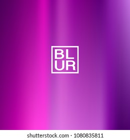 Ultra violet, blue, pink holographic background. Vibrant blur iridescent design. Foil neon trendy banner. Pastel future element. Modern gradient cover. Foil holographic design. Bright soft gradient.