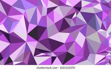 Ultra Violet crystal abstract geometric Polygon Retro triangle Background  Vector illustration.Sparkles, lights.Color of the Year 2018