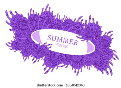 Ultra violet frame shell - summer