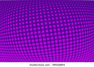 Ultra violet halftone background. Digital gradient. Dotted pattern with circles, dots, point large scale. Design element for web banners, posters, cards, wallpapers, sites, panels. 
