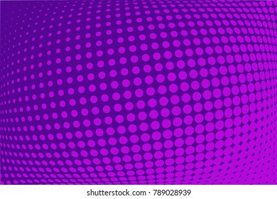 Ultra violet halftone background. Digital gradient. Dotted pattern with circles, dots, point large scale. Design element for web banners, posters, cards, wallpapers, sites, panels. 
