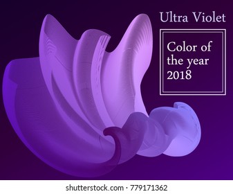 Ultra violet pantone color of the year 2018, ultra violet pantone background. ultra violet color swatch pantone. Future color trend ultra violet. Abstract.