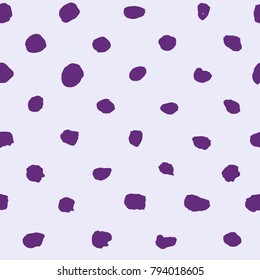 Ultra violet. Pattern drawn in violet ink. Abstract brush strokes. Simple minimalist design. 