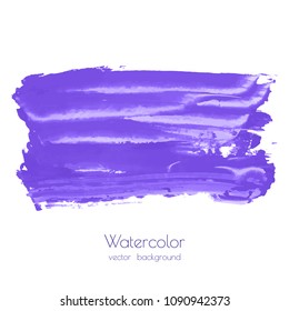 Ultra violet, purple, lilac grunge marble watercolor dry brush strokes texture hand paint on white background. Abstract acrylic pours, fluid art with stains, splashes. Oil frame, place for text, logo.