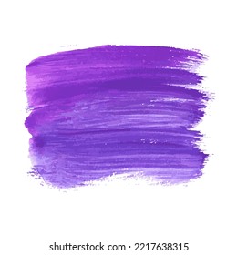 Ultra violet, purple, lilac grunge marble watercolor dry brush strokes texture hand paint on white background. Abstract acrylic pours, fluid art with stains, splashes. Oil frame, place for text, logo.