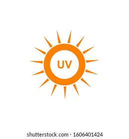 Ultra violet ray protection inspiration emblem logo design vector illustration template