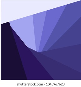 Ultra violet triangle vector background.