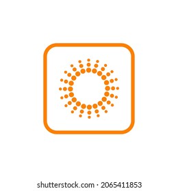 Ultra Violet or UV protection vector logo symbol design