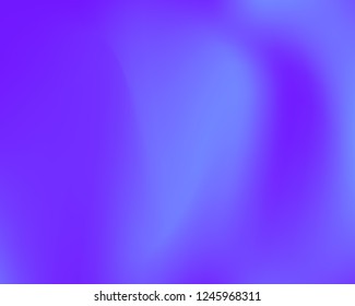 Ultra Violet Wavy Banner Template. Original Vector Design. Lilac Smooth Gradient Background. Ultraviolet Dynamic Liquid Waved Vector Backdrop. Neon Light Gradient Illustration. Polar Light Effect.