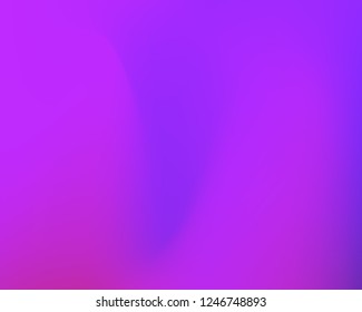 Ultra Violet Wavy Banner Template. Original Vector Design. Lilac Smooth Gradient Background. Ultraviolet Dynamic Liquid Waved Vector Backdrop. Neon Light Gradient Illustration. Polar Light Effect.