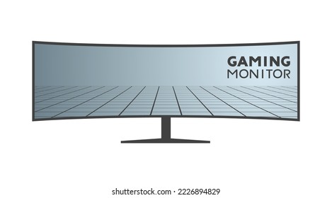 Ultra wide 32:9 monitor design