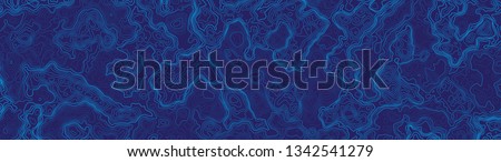 Ultra Wide Wallpaper Abstract Topographic Contour Map Blue Vector Background