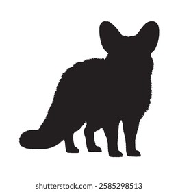 Ultra-Clean Aardwolf Silhouette for Professional Use - Aardwolf Vector - Aardwolf Illustration