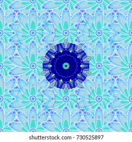 Ultrafashionable fabric pattern. Organic motif background. Vector illustration. Seamless pattern.