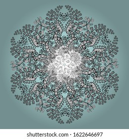 Ultrafashionable fabric pattern. Sketch pattern. Abstract motif background. Vector illustration.