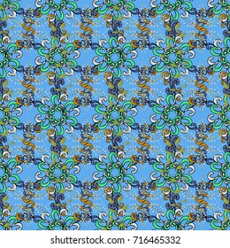 Ultrafashionable fabric pattern. Vector illustration. Seamless pattern. Organic motif background.
