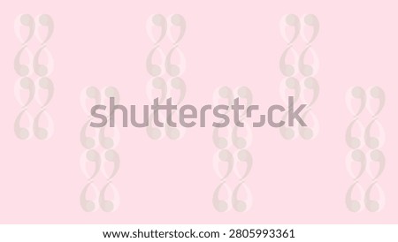 Ultra-high definition (UHD) PC background sporting six groups of elegant-looking, faded, soft sage green and pure white oval shapes stylishly arranged in a zig-zag fashion against a blush pink backdrop. Pale light olive and white on pink, 4k wallpaper for laptops, desktops, etc.  