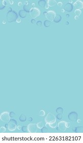 Ultramarine Scallop Background Blue Vector. Oyster Abstract Design. Pretty Wallpaper. Navy Starfish Whimsical Graphic.