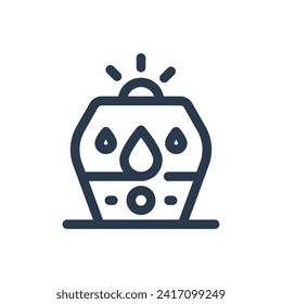 Ultramodern Humidifier Vector Icon Illustration
