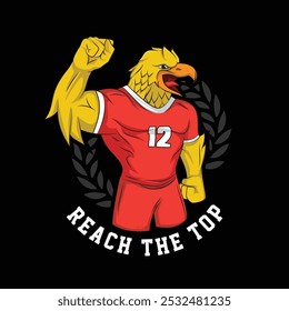 ultras garuda mascot vector illustration