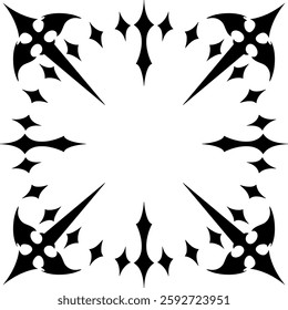 Ultra-simple mandala vector with a clean, minimal design and an open space in the center. Perfect for logos, decorations, or personalized artwork. Elegant, modern, and highly versatile.