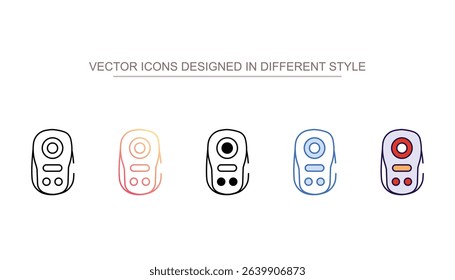 Ultrasonic Repeller icon design with white background stock illustration