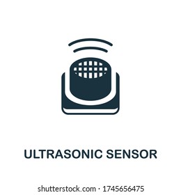 Ultrasonic Sensor icon. Simple element from sensors icons collection. Creative Ultrasonic Sensor icon ui, ux, apps, software and infographics