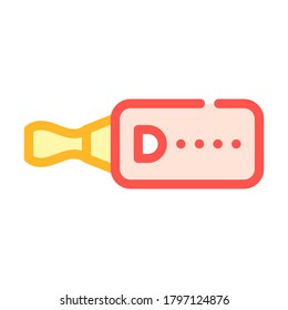 ultrasonic whistle color icon vector. ultrasonic whistle sign. isolated symbol illustration