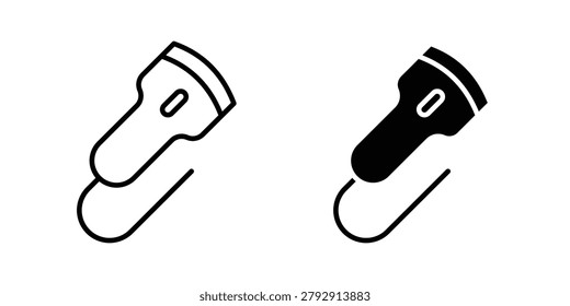 Ultrasonography icon set illustration. icon designs