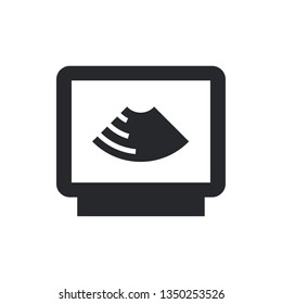 Ultrasound Flat Vector Icon