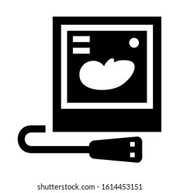 ultrasound icon isolated sign symbol vector illustration - high quality black style vector icons
