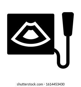 ultrasound icon isolated sign symbol vector illustration - high quality black style vector icons
