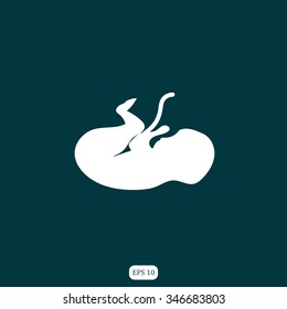 Ultrasound icon. Maternity icon