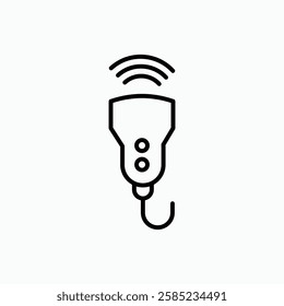 Ultrasound icon. simple vector icon