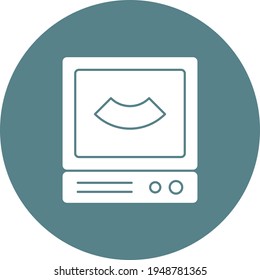 Ultrasound Icon vector image. Can be used for Medical. Suitable for mobile apps, web apps and print media.