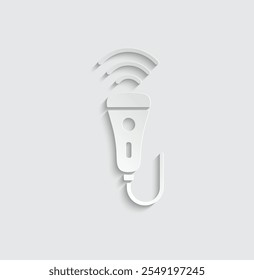 ultrasound icon vector  Medical equipment sign
