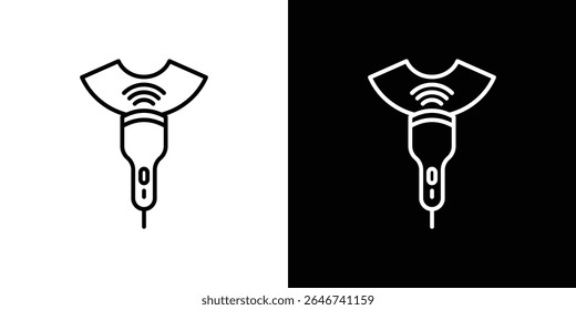 Icono de ultrasonido Vector simple elemento ilustración editable