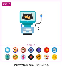 Ultrasound Machine Icon