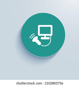 Ultrasound Scanning icon vector design