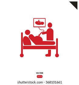 ultrasound sign, pregnant woman 