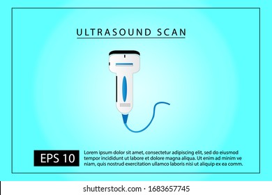 Ultrasound Or USG Probe Vector Icon