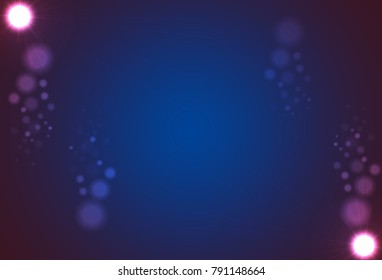 Ultraviolet deep sea light shiny and blurry bubble air abstract background