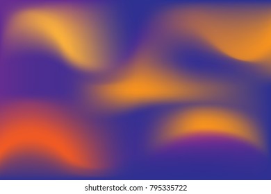Ultraviolet and orange abstraact background, vector illustration.