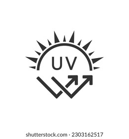 Ultraviolet Rays Silhouette Black Icon. SPF Sun Ray Resistant Sunblock. Sun UV Arrow Protect Radiation Glyph Pictogram. Sunblock Protection Defense Skin Care Icon. Isolated Vector