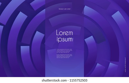 Ultraviolet wallpaper with abstract geometric shapes Trendy abstract background. Creative design for posters banners flyers presentation covers web etc Vector EPS10