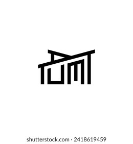 UM Initial Letter in Real Estate Logo concept.eps UM Initial Letter in Real Estate Logo concept